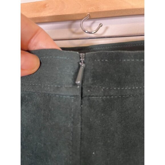 Talbots Maxi Skirt 12 Green Boho Western Retro Preppy Old Money Classic Chic 80s - Picture 8 of 12